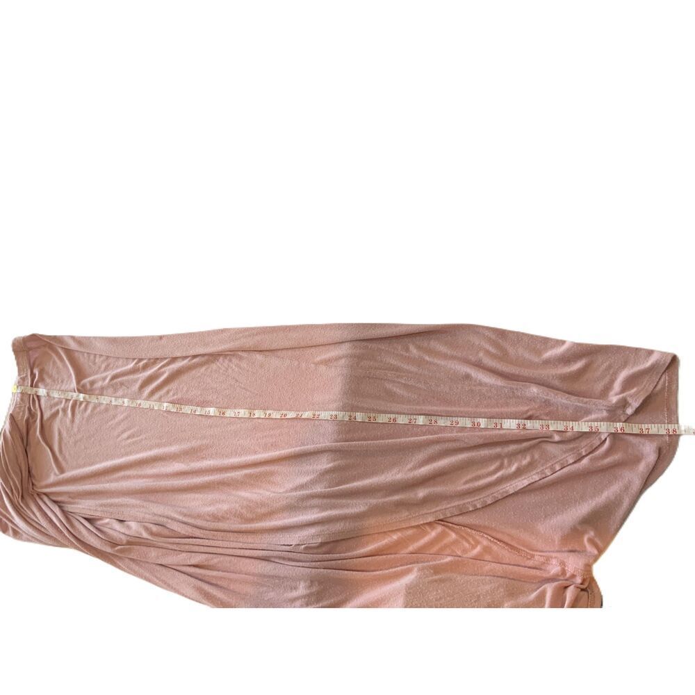 Love J Pink Elastic Waistband Solid Color Harem Skirt Size Med - Picture 11 of 12
